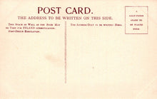 Load image into Gallery viewer, Vintage postcard with text instructions for writing addresses and stamp placement.
