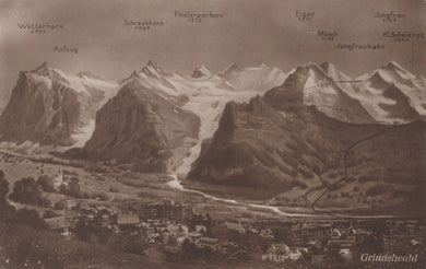 Switzerland Postcard - Grindelwald, The Bernese Alps VT91