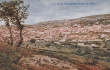 Load image into Gallery viewer, Village of Nazareth from the east with trees and open fields.
