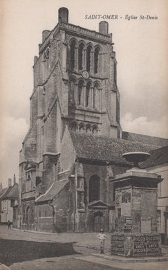 France Postcard - Saint-Omer, Eglise St-Denis  VT96