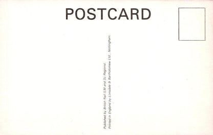 Back of a postcard with 'POSTCARD' text and publishing information.