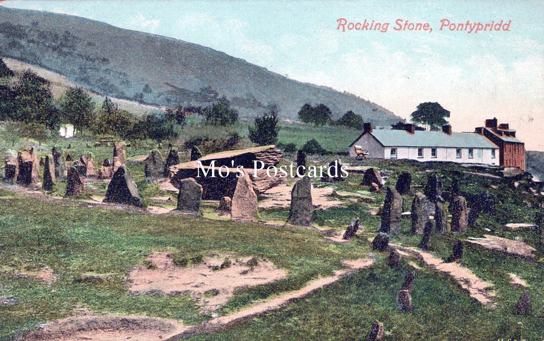 Wales Postcard - Rocking Stone, Pontypridd  SW18175