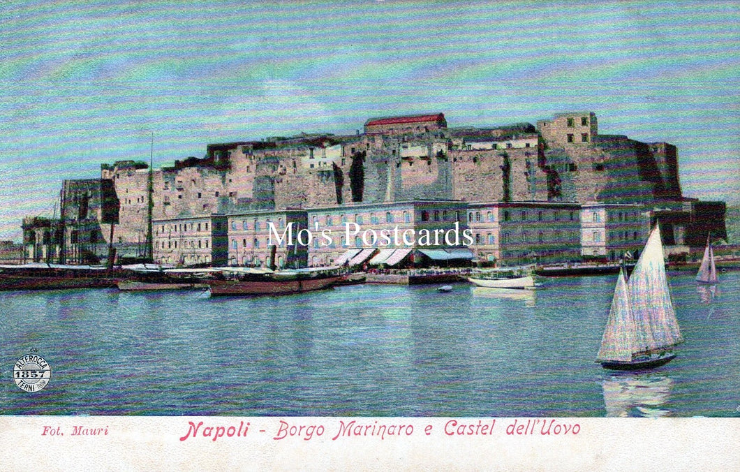 Italy Postcard - Napoli, Borgo Marinaro e Castel Dell'Uovo SW18176