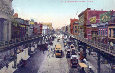 America Postcard - The Bowery, New York   SW18179