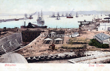 Load image into Gallery viewer, Gibraltar Postcard - The Dock Works   SW18186
