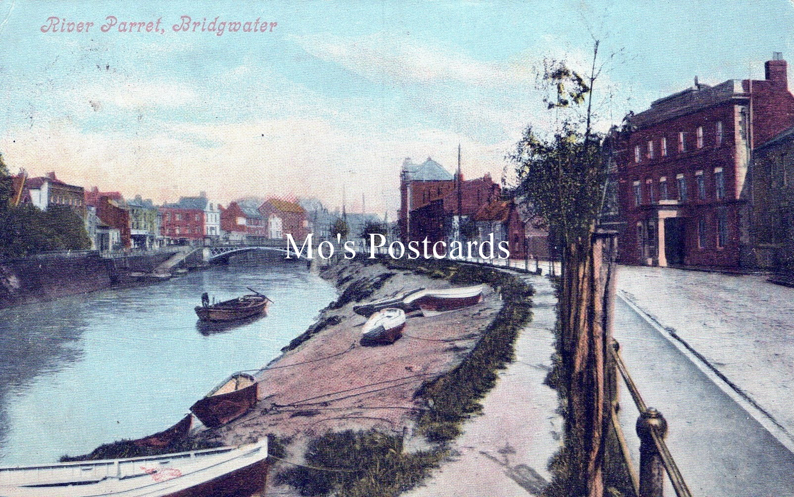 Somerset Postcard - River Parret, Bridgwater   SW18191