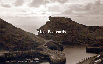 Cornwall Postcard - Sunset at Boscastle   SW18196