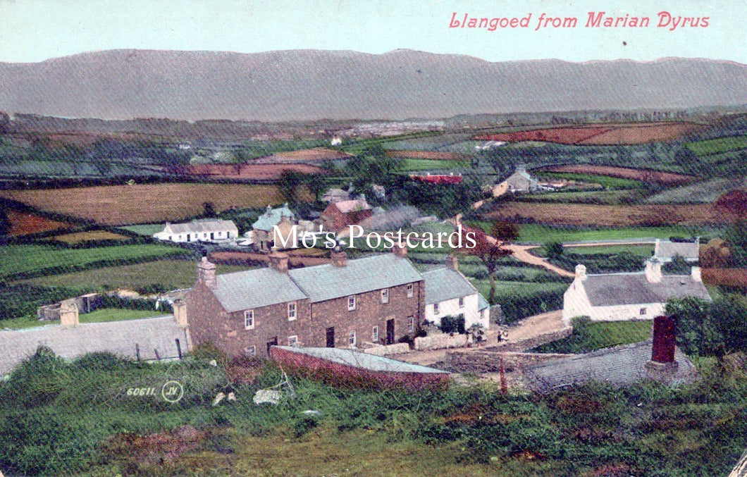 Wales Postcard - Llangoed From Marian Dyrus  SW18215