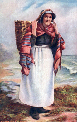 Cornwall Postcard - A Cornish Fishwife   SW18223