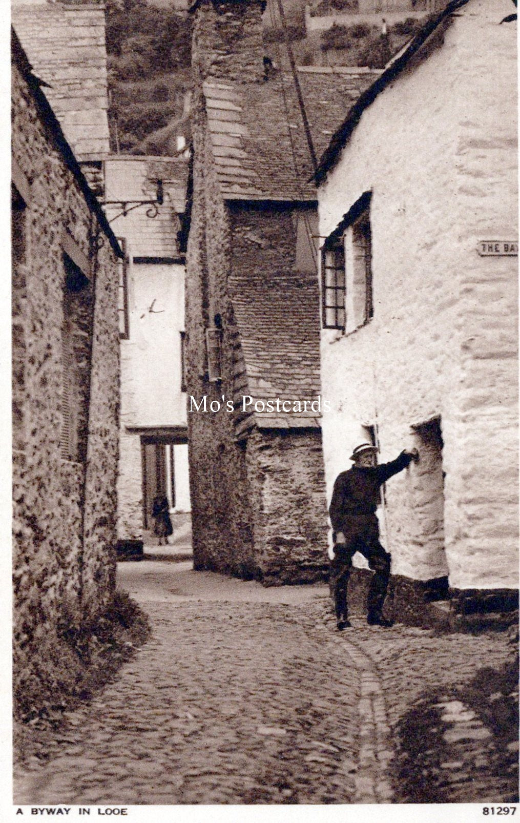 Cornwall Postcard - A Byway in Looe  SW18226