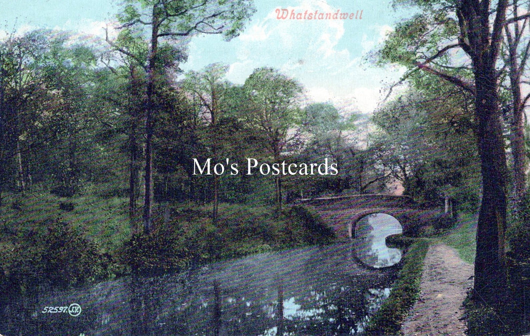Derbyshire Postcard - Whatsandwell Village SW18230