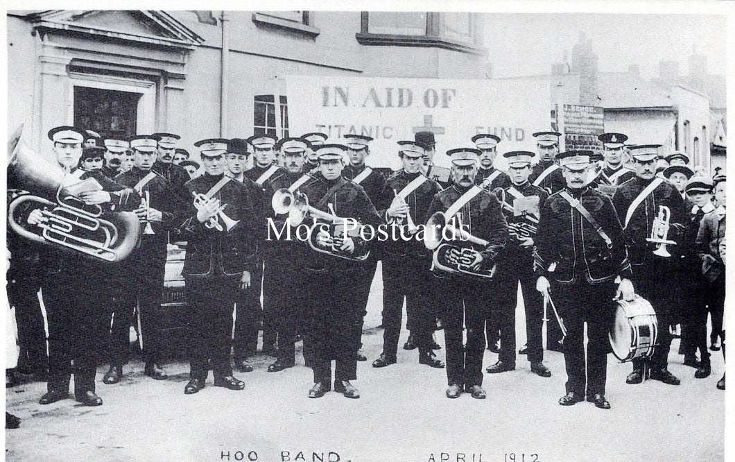 Music Postcard - Hoo Band 1912, After The Titanic Disaster  SW18269