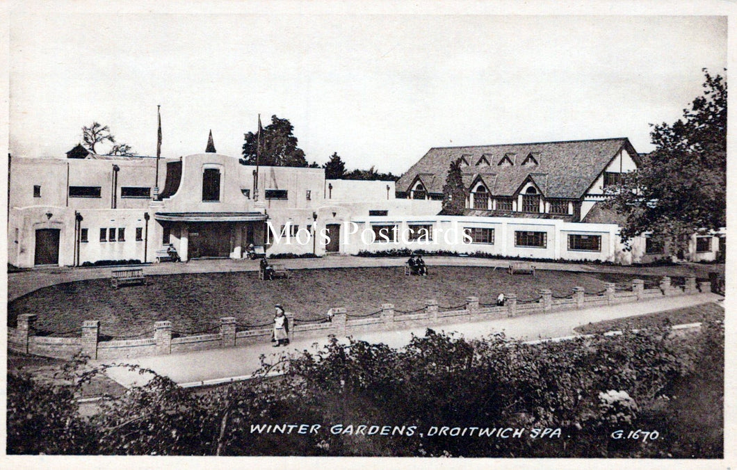 Worcestershire Postcard - Winter Gardens, Droitwich Spa  SW18275