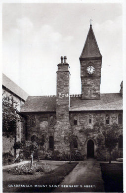 Leicestershire Postcard - Quadrangle, Mount Saint Bernard's Abbey  SW18276