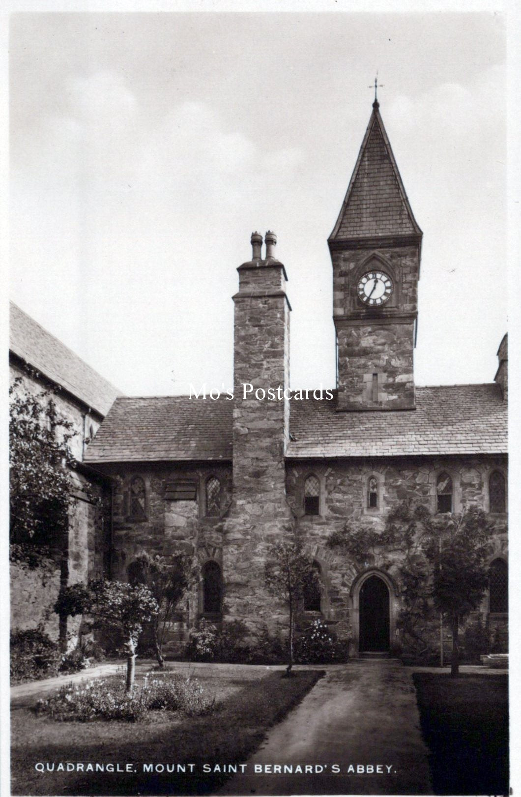 Leicestershire Postcard - Quadrangle, Mount Saint Bernard's Abbey  SW18276