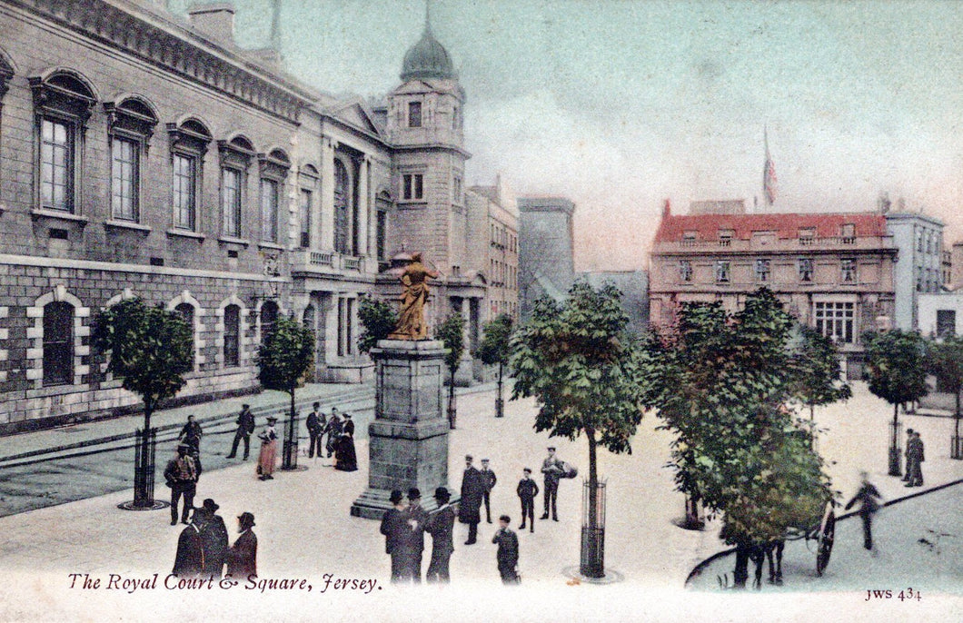 Jersey Postcard - The Royal Court and Square  SW18282