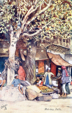 India Postcard - Mid-day, Delhi, Native Life in India  SW18426