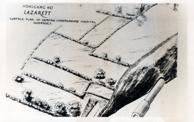 Guernsey Postcard - Hohlgang 40 Lazarett, German Hospital SW18427