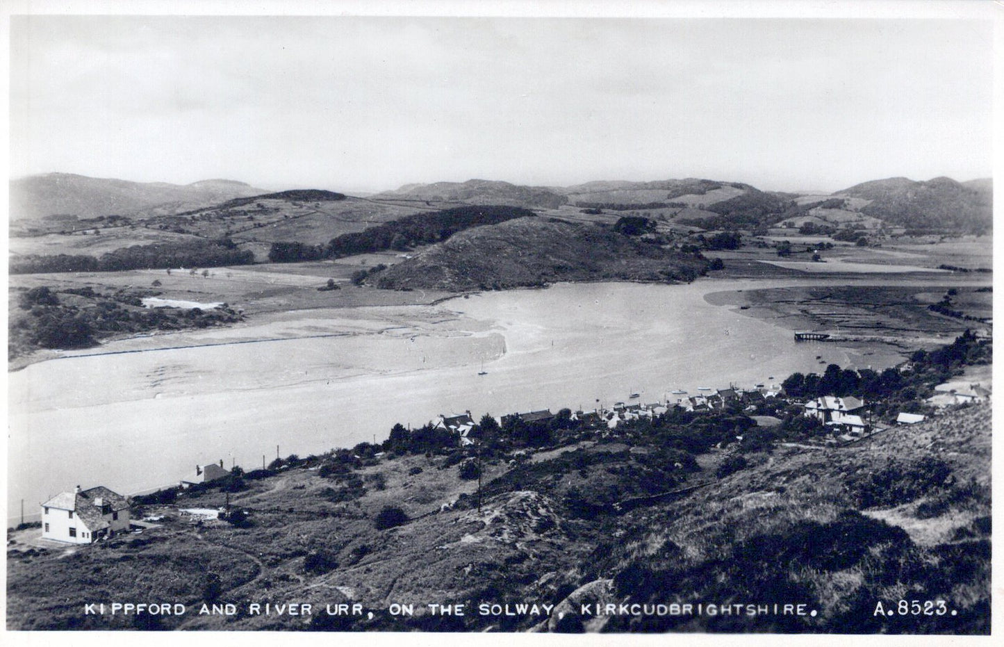 Scotland Postcard - Kippford and River Urr, On The Solway  SW18429
