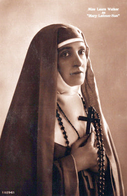 Actress Postcard - Miss Laura Walker as Mary Latimer-Nun  SW18442