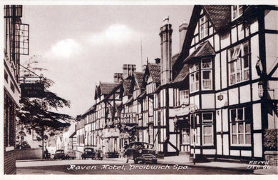 Worcestershire Postcard - Raven Hotel, Droitwich Spa  SW18443
