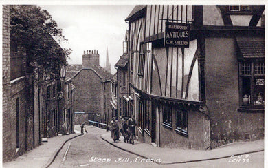 Lincolnshire Postcard - Lincoln, Steep Hill  SW18451