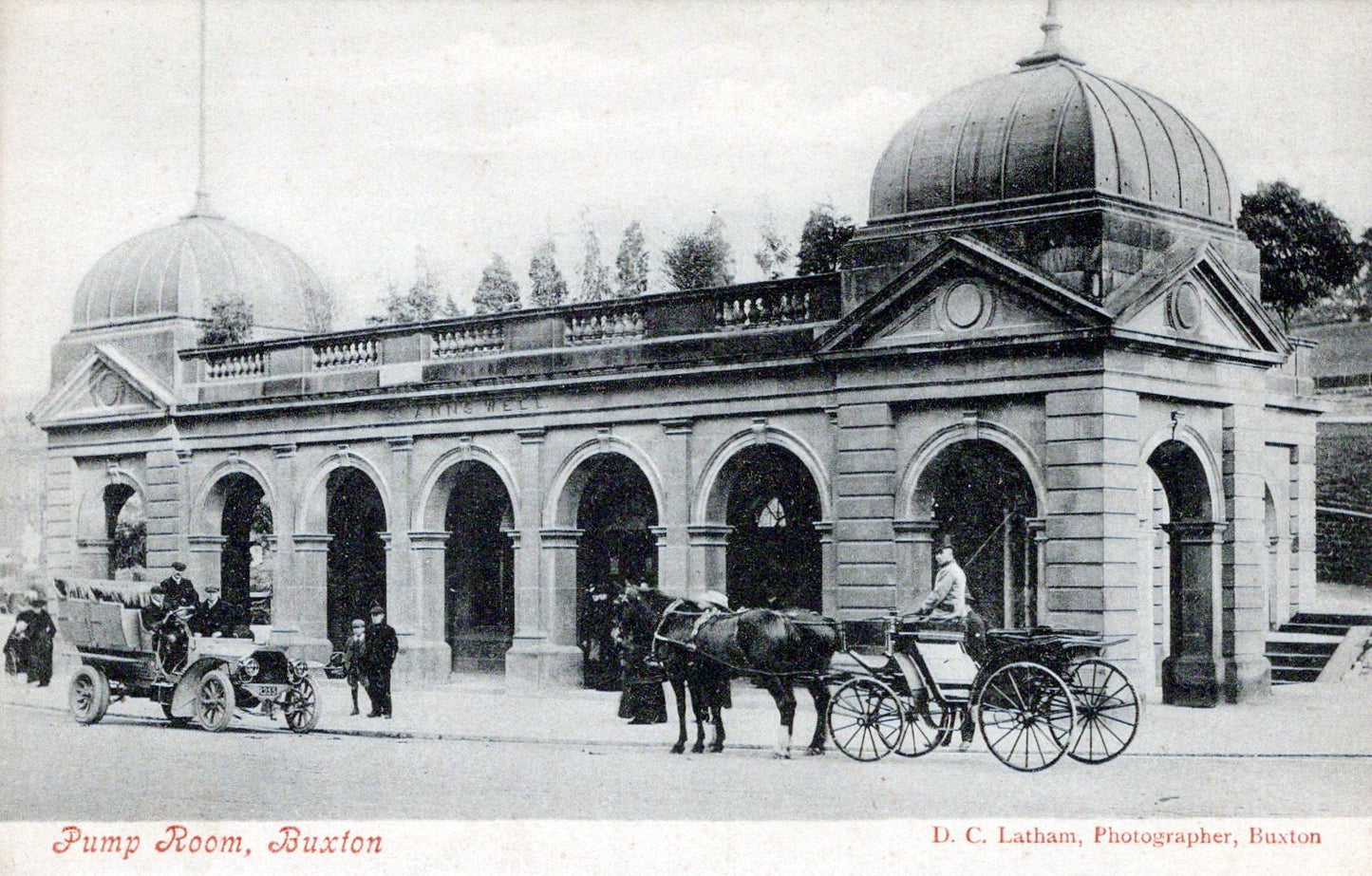 Derbyshire Postcard - Pump Room, Buxton   SW18455