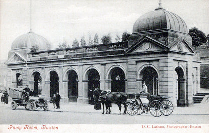 Derbyshire Postcard - Pump Room, Buxton   SW18455
