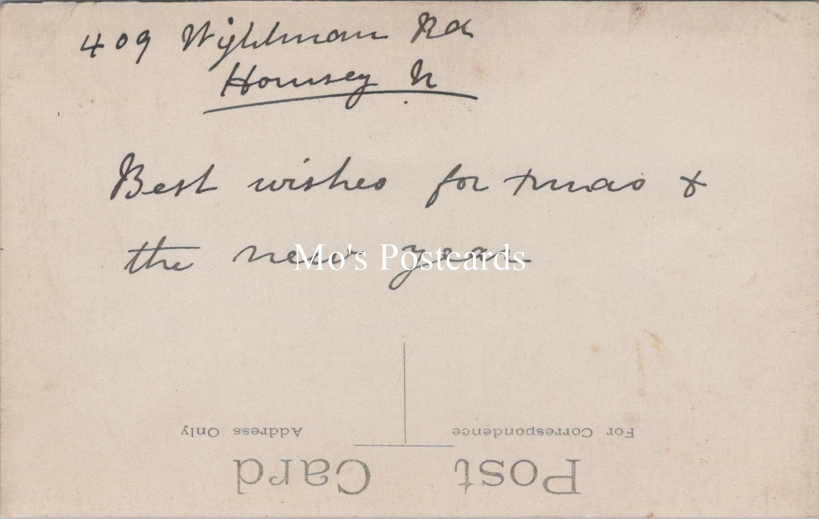 Ancestors Postcard - Family From 409 Wightman Road, Hornsey SW16964