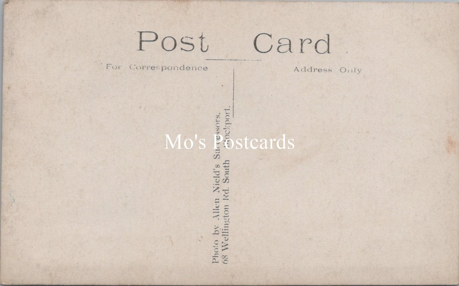 Ancestors Postcard - Portrait of a Young Lady, Stockport Photo   SW16957