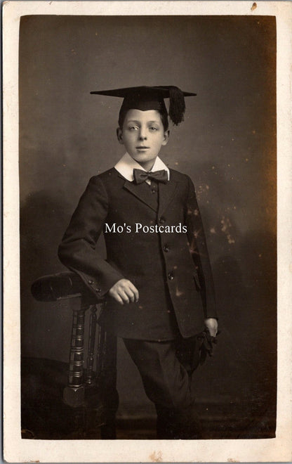 Ancestors Postcard - Young Boy Scholar Wearing a Mortarboard  SW16850