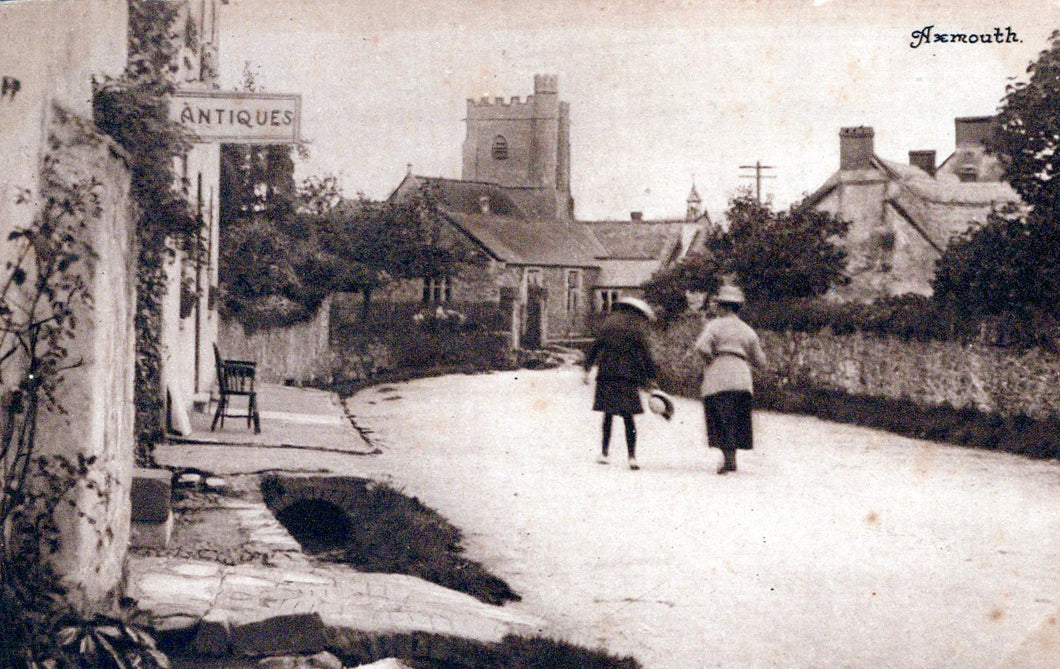 Devon Postcard - Axmouth Village Street   SW18382