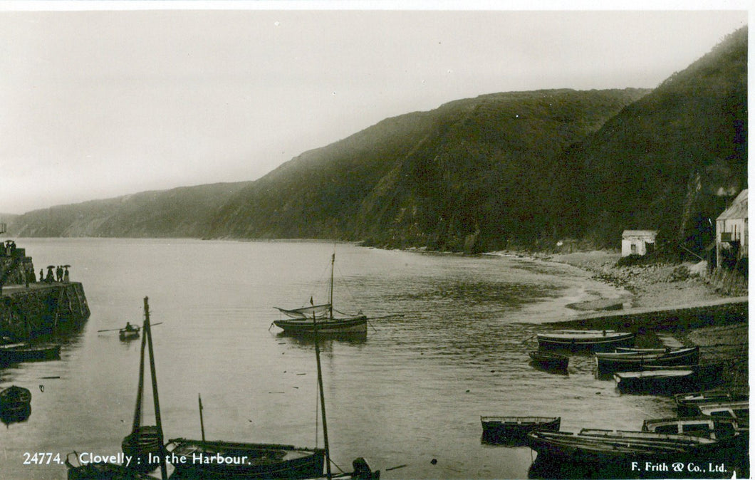 Devon Postcard - Clovelly: In The Harbour  SW18391