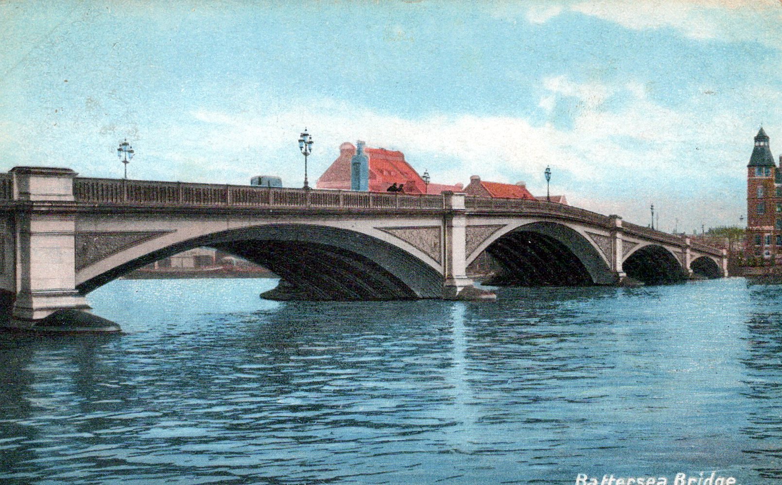 London Postcard - Battersea Bridge   SW18395