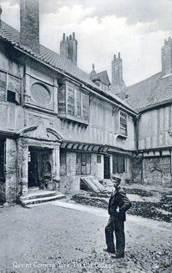 Yorkshire Postcard - Quaint Corners York, The Old College  SW18398