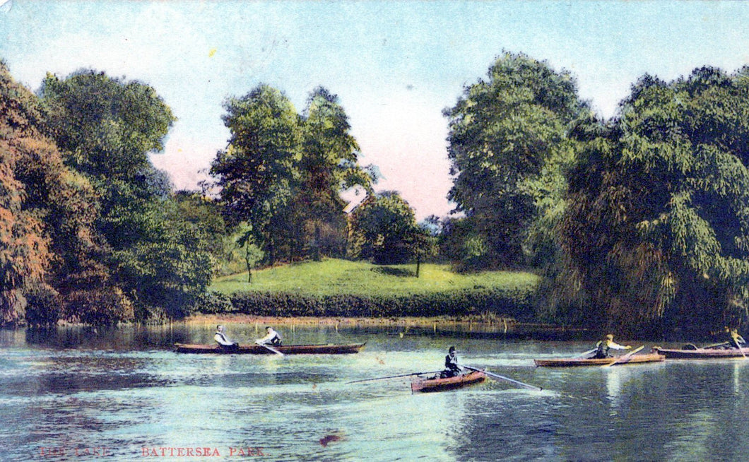 London Postcard - The Lake, Battersea Park  SW18420