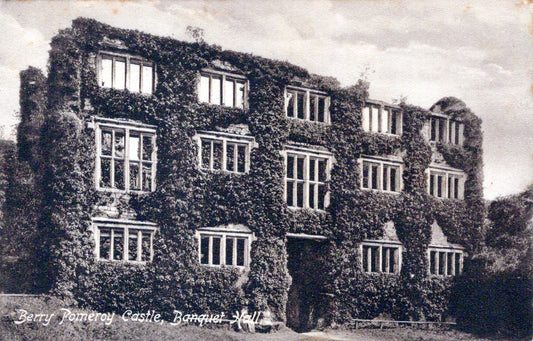 Devon Postcard - Berry Pomeroy Castle, Banquet Hall  SW18467