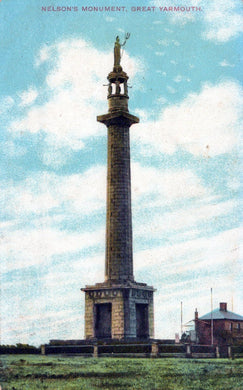 Norfolk Postcard - Great Yarmouth, Nelson's Monument   SW18471