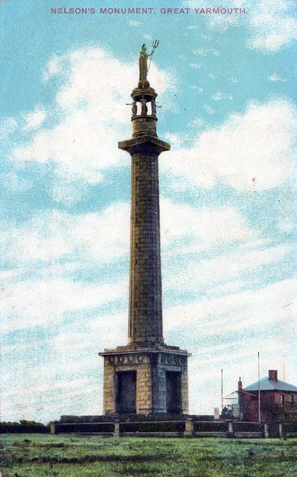 Norfolk Postcard - Great Yarmouth, Nelson's Monument   SW18471