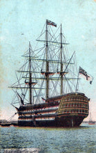 Load image into Gallery viewer, Naval Postcard - H.M.S.Victory in Portsmouth Harbour  SW18474
