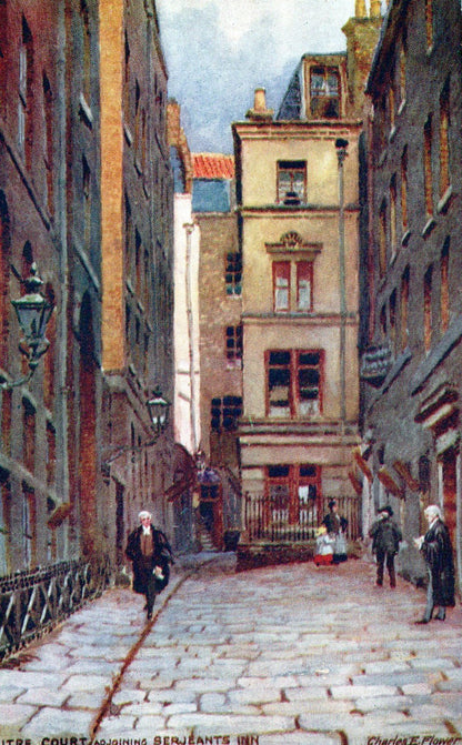 London Postcard - Mitre Court Adjoining Serjeants Inn  SW18481
