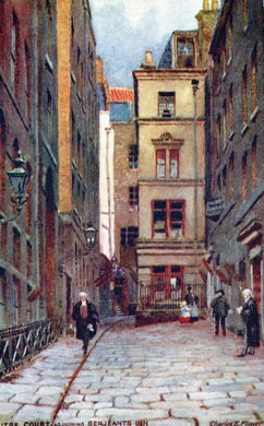 London Postcard - Mitre Court Adjoining Serjeants Inn  SW18481