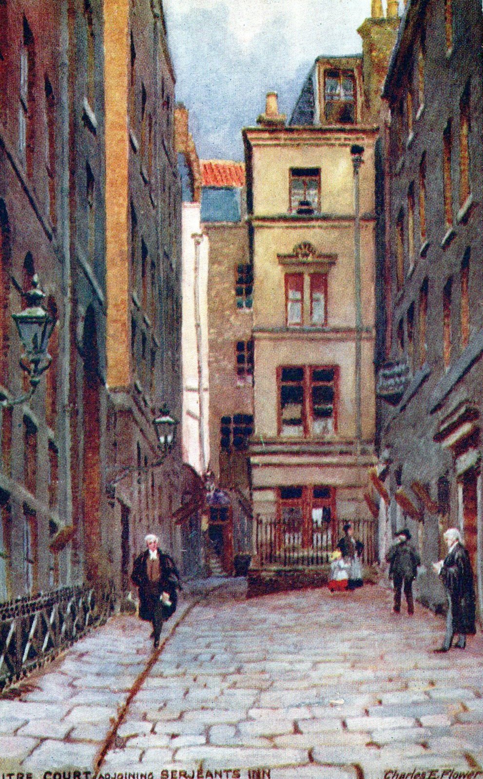 London Postcard - Mitre Court Adjoining Serjeants Inn  SW18481