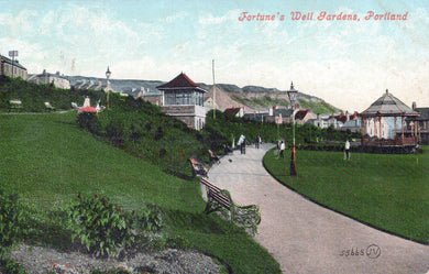 Dorset Postcard - Portland, Fortune's Well Gardens  SW18497