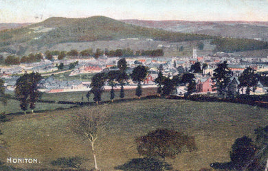 Devon Postcard - View of Honiton  SW18499