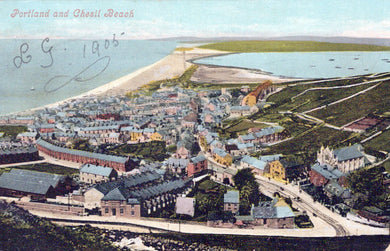 Dorset Postcard - Portland and Chesil Beach  SW18500