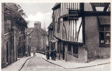 Lincolnshire Postcard - Lincoln, Steep Hill   SW18503