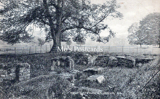 Northumberland Postcard - West Gate, Cilurnum Roman Fort SW18505