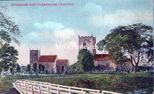 Load image into Gallery viewer, Lincolnshire Postcard - Alvingham and Cockerington Churches  SW18507
