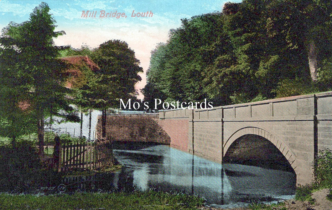 Lincolnshire Postcard - Mill Bridge, Louth   SW18514